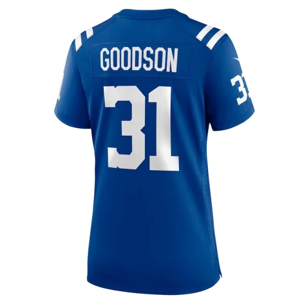 Tyler goodson indianapolis colts nike womens game jersey Royal L