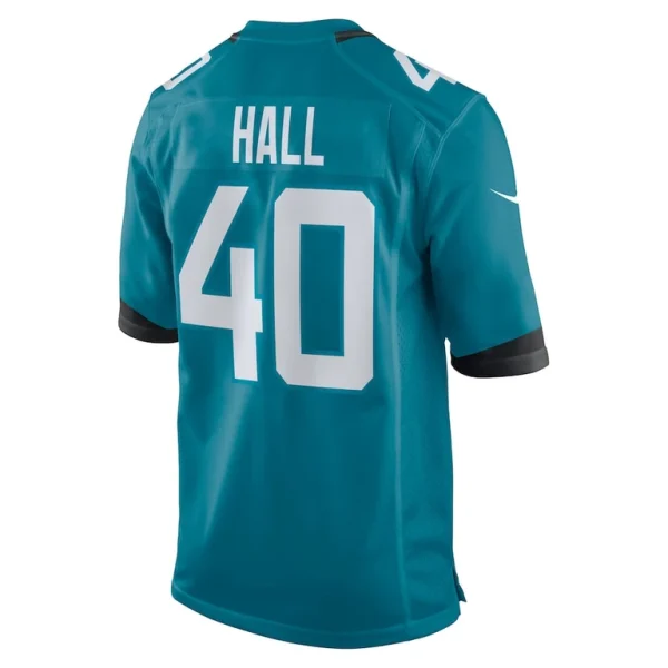 Tyler hall jacksonville jaguars nike team game jersey Teal L