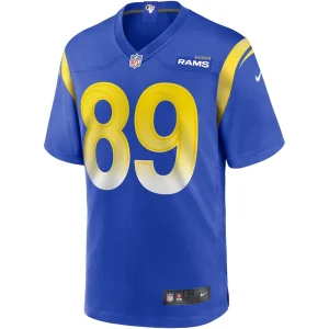 Tyler higbee los angeles rams nike game player jersey Royal M