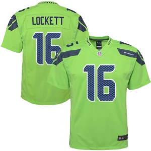 Tyler lockett seattle seahawks nike youth game jersey Neon green