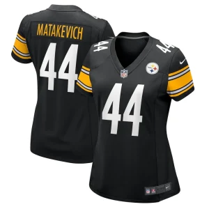 Tyler matakevich pittsburgh steelers nike womens game jersey Black