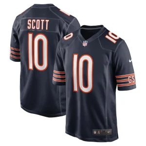 Tyler scott chicago bears nike game jersey Navy