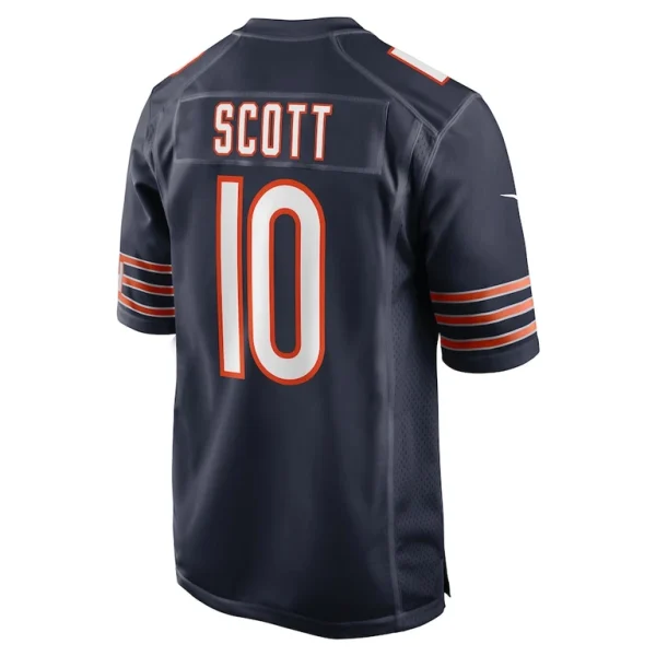 Tyler scott chicago bears nike game jersey Navy L