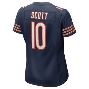 Tyler scott chicago bears nike womens game jersey Navy L