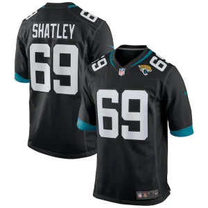 Tyler shatley jacksonville jaguars nike game jersey Black