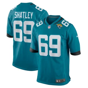 Tyler shatley jacksonville jaguars nike game jersey Teal
