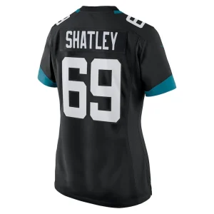 Tyler shatley jacksonville jaguars nike womens game jersey Black L
