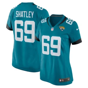 Tyler shatley jacksonville jaguars nike womens game jersey Teal