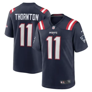 Tyquan thornton new england patriots nike game player jersey Navy
