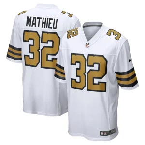 Tyrann mathieu new orleans saints nike player game jersey White