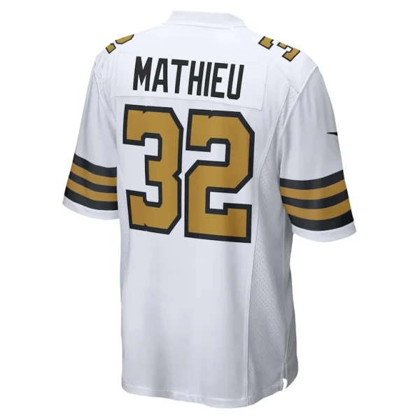 Tyrann mathieu new orleans saints nike player game jersey White L
