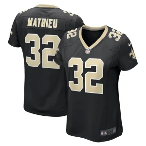 Tyrann mathieu new orleans saints nike womens player jersey Black