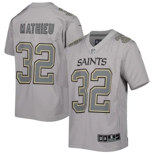 Tyrann mathieu new orleans saints nike youth atmosphere game jersey Gray