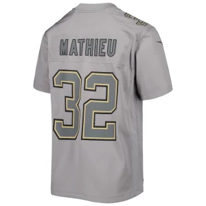 Tyrann mathieu new orleans saints nike youth atmosphere game jersey Gray Yth L