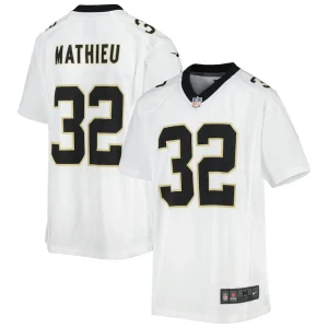 Tyrann mathieu new orleans saints nike youth game jersey White