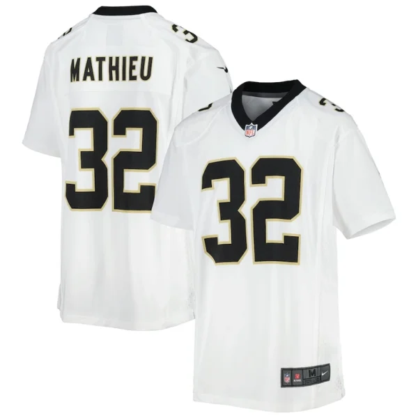 Tyrann mathieu new orleans saints nike youth game jersey White