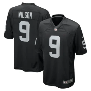 Tyree wilson las vegas raiders nike game jersey Black