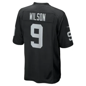 Tyree wilson las vegas raiders nike game jersey Black L