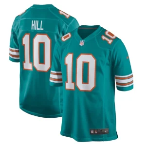 Tyreek hill miami dolphins nike alternate game jersey Aqua