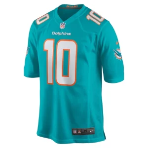 Tyreek hill miami dolphins nike game jersey Aqua M