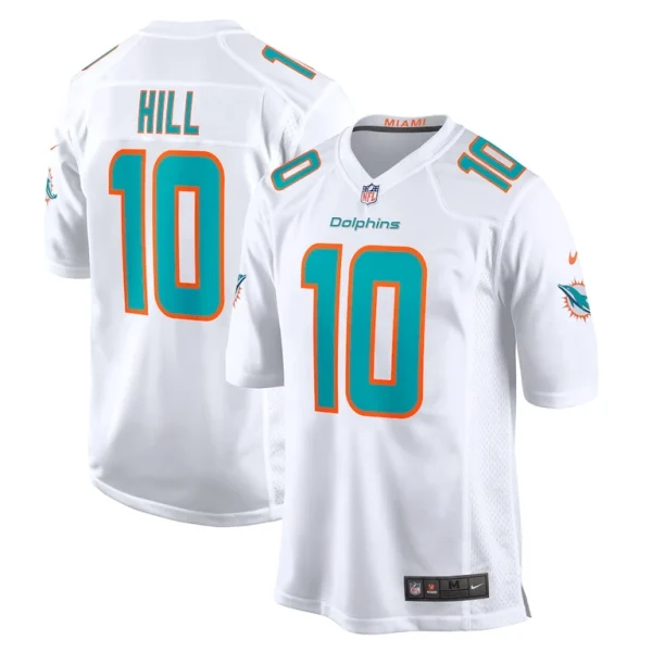 Tyreek hill miami dolphins nike game jersey White