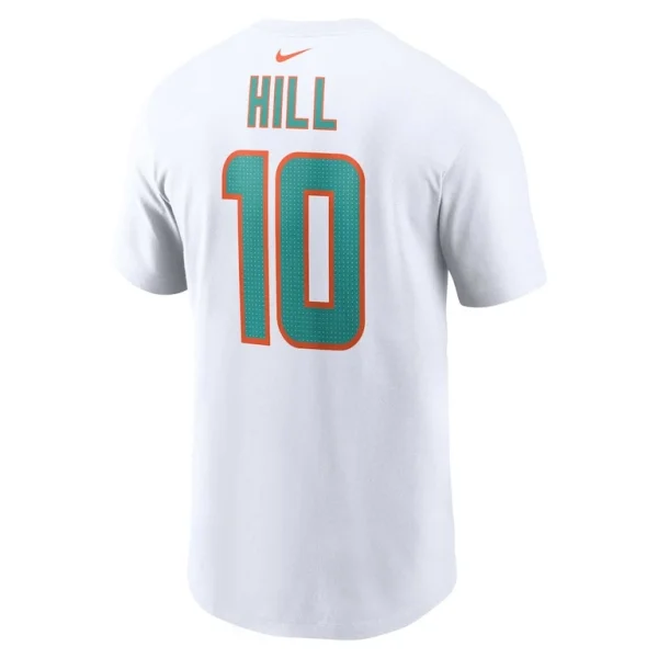 Tyreek hill miami dolphins nike player name number t shirt White L