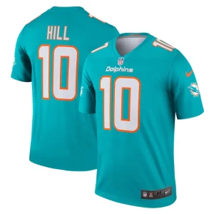 Tyreek hill miami dolphins nike team legend player performance top Aqua