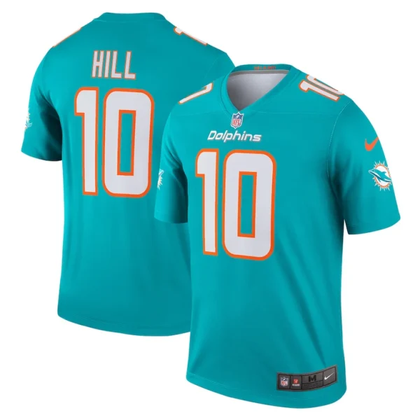 Tyreek hill miami dolphins nike team legend player performance top Aqua
