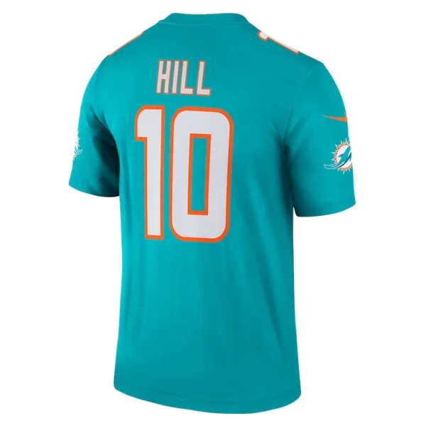 Tyreek hill miami dolphins nike team legend player performance top Aqua L