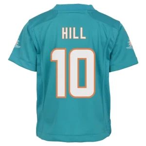 Tyreek hill miami dolphins nike toddler game jersey Aqua 4T