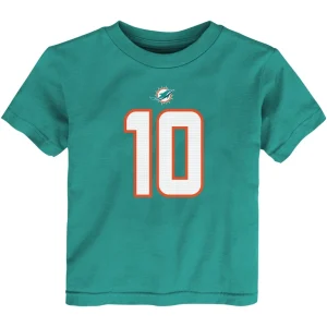 Tyreek hill miami dolphins nike toddler player name number t shirt Aqua 3T