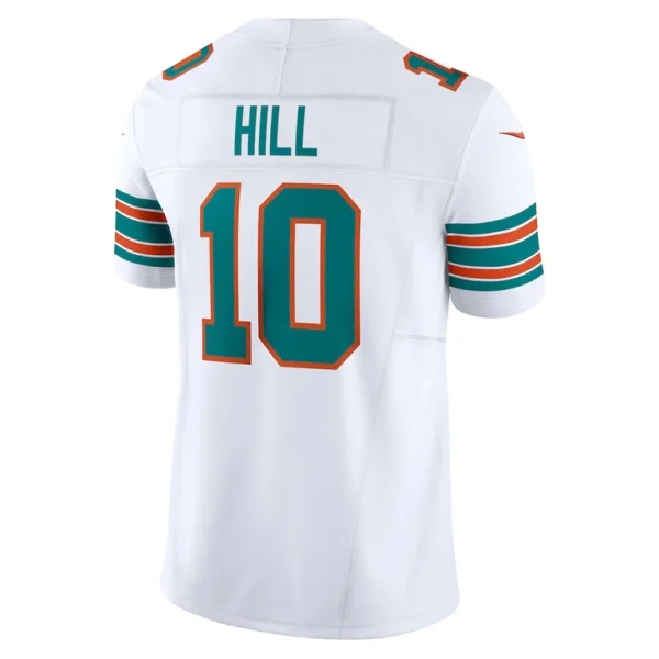 Tyreek hill miami dolphins nike vapor f.u.s.e. limited jersey White L