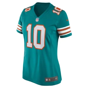 Tyreek hill miami dolphins nike womens alternate game jersey Aqua M
