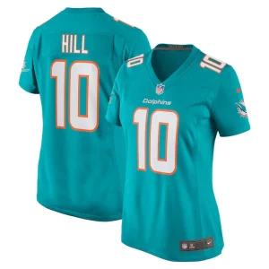 Tyreek hill miami dolphins nike womens player jersey Aqua