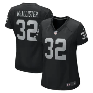 Tyreik mcallister las vegas raiders nike womens game jersey Black