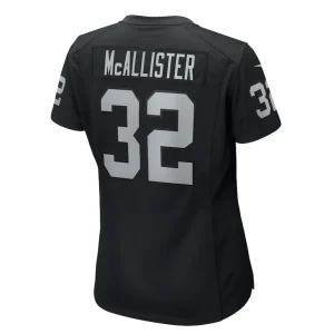 Tyreik mcallister las vegas raiders nike womens game jersey Black L