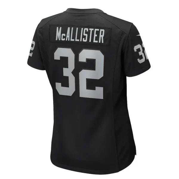 Tyreik mcallister las vegas raiders nike womens game jersey Black L