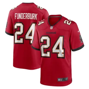 Tyrek funderburk tampa bay buccaneers nike game jersey Red