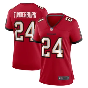Tyrek funderburk tampa bay buccaneers nike womens game jersey Red