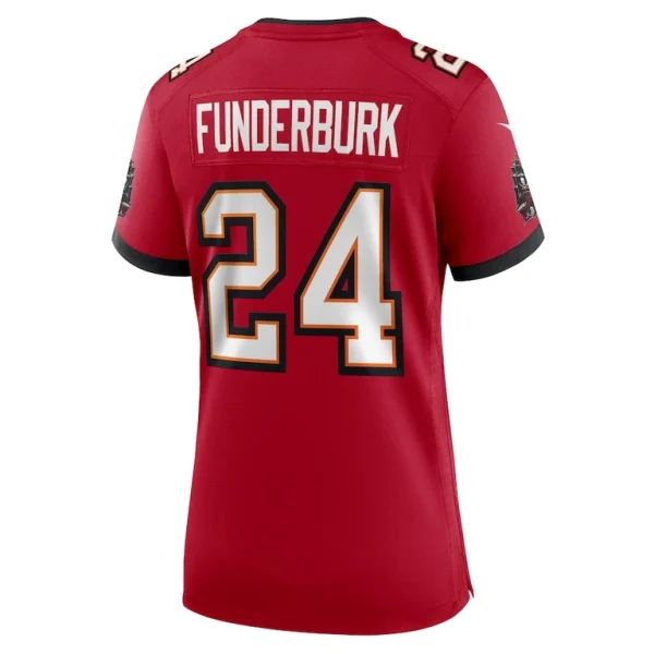 Tyrek funderburk tampa bay buccaneers nike womens game jersey Red L