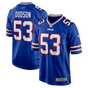 Tyrel dodson buffalo bills nike game player jersey Royal