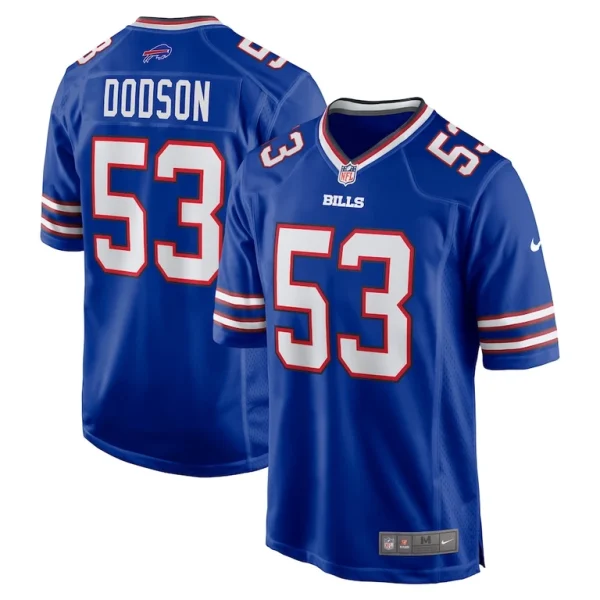 Tyrel dodson buffalo bills nike game player jersey Royal