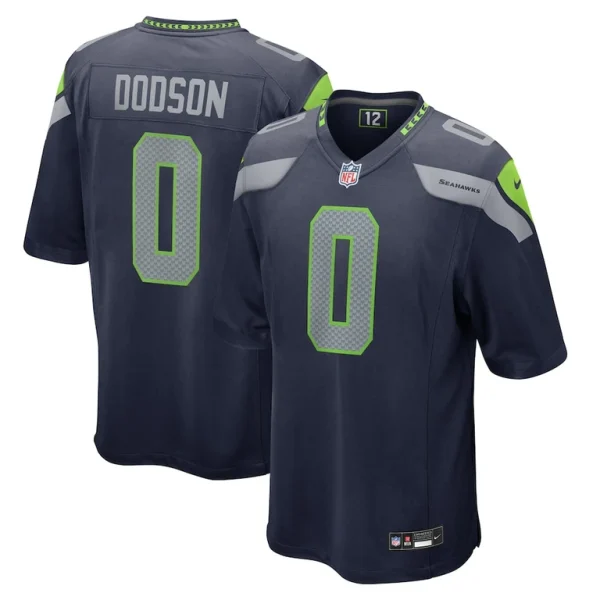 Tyrel dodson seattle seahawks nike game jersey College navy