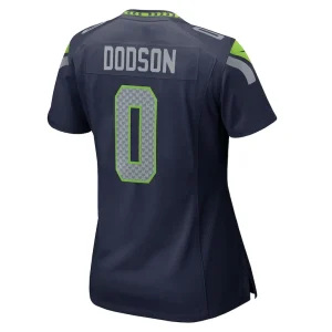 Tyrel dodson seattle seahawks nike womens team game jersey College navy L