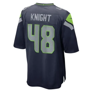 Tyrice knight seattle seahawks nike game jersey College navy L