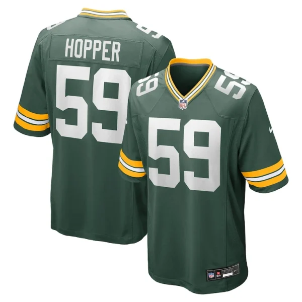 Tyron hopper green bay packers nike game jersey Green