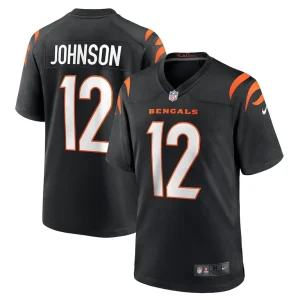 Tyron johnson cincinnati bengals nike home game player jersey Black