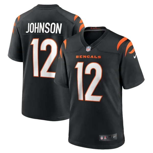 Tyron johnson cincinnati bengals nike home game player jersey Black