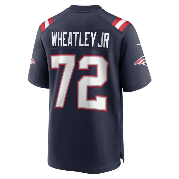 Tyrone wheatley new england patriots nike team game jersey Navy L