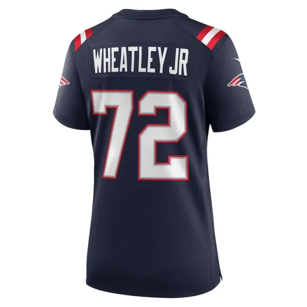 Tyrone wheatley new england patriots nike womens team game jersey Navy L
